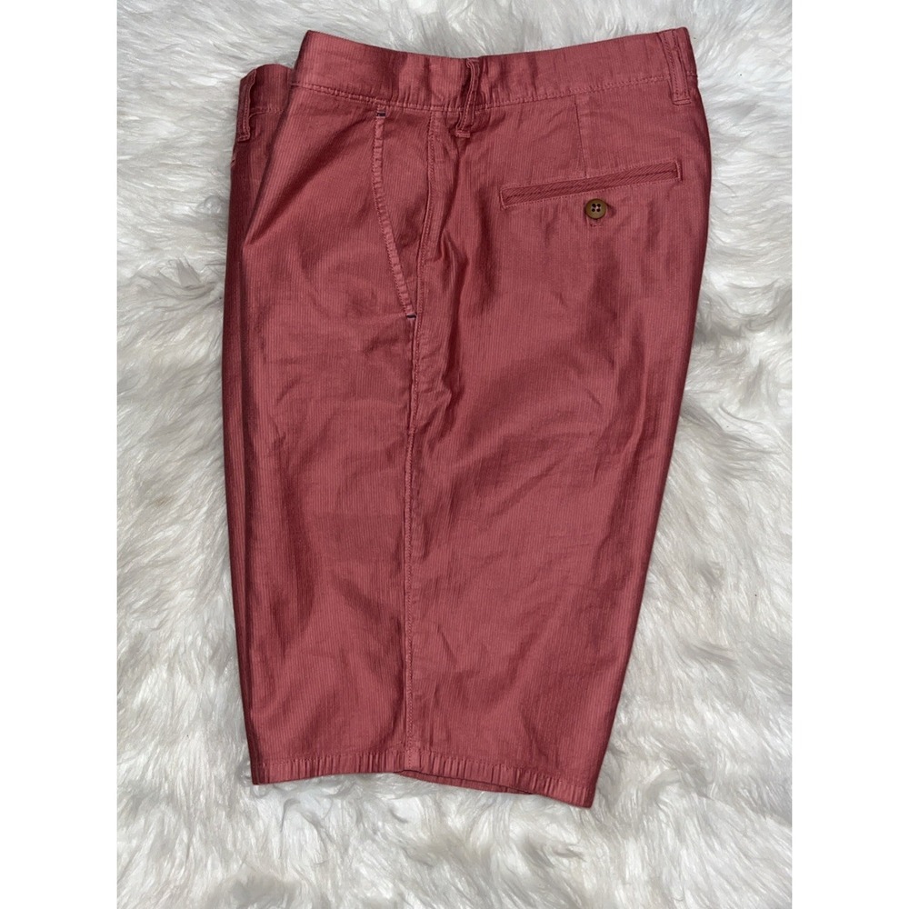 Johnnie-O Shorts Men's Size 32 Malibu Red Pima Cotton Mariner Bombay Performance - Picture 3 of 10